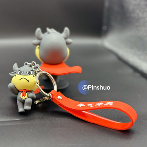 Nhà Máy Bán buôn tùy chỉnh món quà lưu niệm làm cho logo của riêng bạn cao su PVC vòng chìa khóa phim hoạt hình anime tùy chỉnh Keychain 3D - Product Image 5