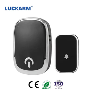 <span class=keywords><strong>Timbre</strong></span> Inalámbrico Inteligente Autoalimentado e Impermeable con 1 Receptor y Enchufe Eléctrico para el Hogar - Product Image 1
