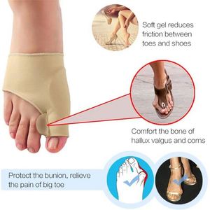 1 Paire JY JY-A0315 Séparateur d'orteils ergonomique en caoutchouc confortable, Correcteur d'hallux valgus, Soulagement de la douleur au pied, Orthopédie, Pédicure - Product Image 3