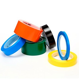 Ruban adhésif vinyle 3M 471 pour marquage au sol, résistant aux hautes températures, sans résidus, retrait propre, ruban de marquage de voie de circulation - Product Image 1