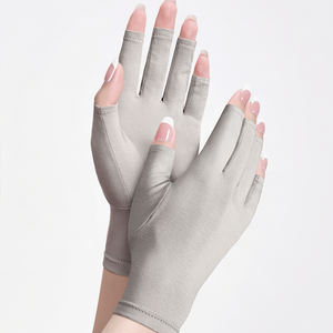 GOLOVEJOY MJ05 Bouclier d'ongle extensible à demi-doigt pour filles Protège les mains Gants de soleil <span class=keywords><strong>UV</strong></span> contre les lampes <span class=keywords><strong>UV</strong></span> Séchoir à lampe <span class=keywords><strong>UV</strong></span> - Product Image 6