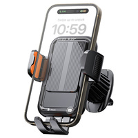 Support de téléphone pour grille d'aération de voiture ATB, anti-vibration, support de téléphone universel réglable en ABS