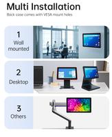 Monitor Táctil Capacitivo Touchwo de 21.5'' con Android/Windows 10/11, Resolución 1920x1080p, Construcción de Aleación de Aluminio, Serie