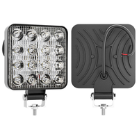 Barre lumineuse LED carrée DXZ 42W 24V 16LED H-F-16-20MM pour ATV, UAZ, SUV, 4x4, camion, tracteur, tout-terrain, rénovation/amélioration