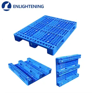 wholesale 1200x1000 heavy duty industrial durable hdpe racking use steel reifnfored cheap euro plastic pallet with best price