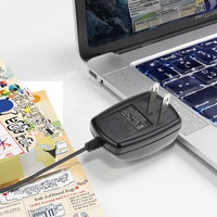 Adaptateur secteur portable 8W-12W, 5V 2A, pour routeur, modem, éclairage, prise de bureau, homologué CB UKCA ETL CE, ROHS, ABS PC, 12V 1A DC
