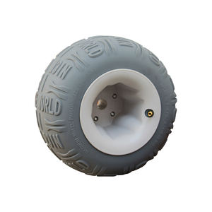 <span class=keywords><strong>Carro</strong></span> de aluminio de polipropileno antideslizante de 12 pulgadas, rueda de <span class=keywords><strong>globo</strong></span> para <span class=keywords><strong>Kayak</strong></span> con capacidad de 200 libras, uso en la playa y la arena - Product Image 2