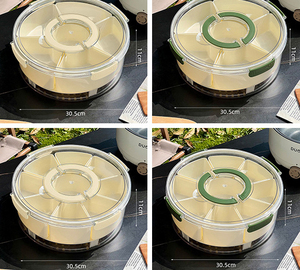 Recipiente de Almacenamiento de Cocina de Plástico de Grado Alimenticio, con Asa, Sellado, para Especias y Alimentos Secos - Product Image 4