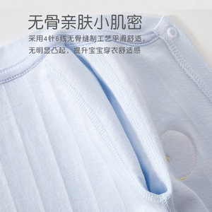 Mameluco de Bebé de Algodón Puro, Manga Larga, Tejido, Unisex, 0-1 Año, Ropa para Primavera y Otoño - Product Image 3
