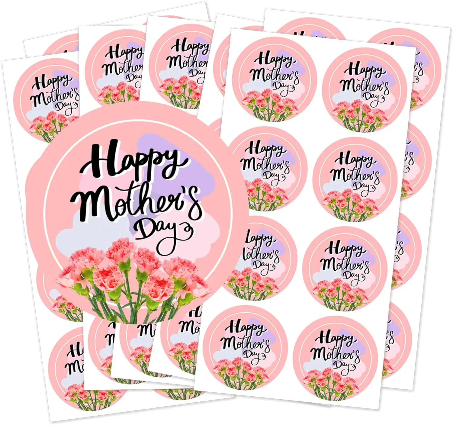 Mother's Day Presents Labels Mother's Day Party Favor Sticker for Envelope Seal Cards Boxes Gift Wrap