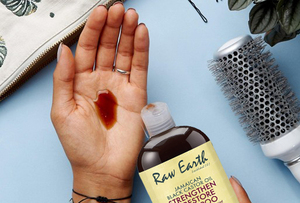Champú de aceite de ricino negro hidratante natural <span class=keywords><strong>anti</strong></span> caída del cabello para el crecimiento de la pérdida de cabello - Product Image 4