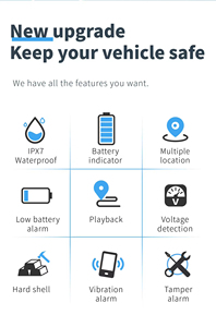 Localizador GPS Coban 303G Mini Impermeable para Vehículos, con Batería Recargable, Vista de 360° y 1 Año de Garantía - Product Image 3