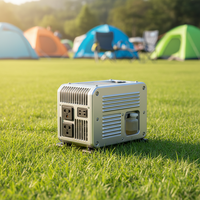 Groupe électrogène mobile insonorisé 10 kVA, 4x XGY-10, 400V/230V/220V, 50/60Hz, 24V CC, démarrage automatique, refroidissement par eau, 1800 tr/min, haute efficacité, 200A