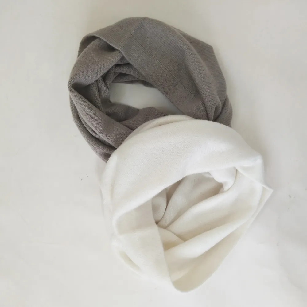 Topkwaliteit 100% Merinowol Groothandel Custom Winter Gebreide Hals Warmer Infinity Sjaal