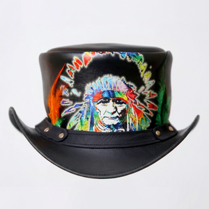 Sombrero de Vaquero Tradicional Occidental de Cuero Premium, Estilo Ranchero, para Verano, Rodeo, Equitación, Aire Libre, de Moda, con Ala Ancha y Duradero - Product Image 1