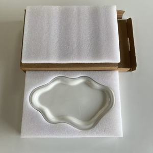 Bandeja <span class=keywords><strong>de</strong></span> Cerámica con Forma <span class=keywords><strong>de</strong></span> Nube, Plato Decorativo, Organizador <span class=keywords><strong>de</strong></span> Escritorio para Joyas y Llaves, Decoración del Hogar, Adorno <span class=keywords><strong>de</strong></span> Cerámica Esmaltada - Product Image 6