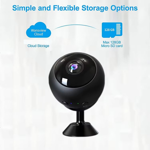 Mini cámara de seguridad inteligente para el hogar de 1080p, Control remoto, visión nocturna infrarroja, vigilancia, Wifi, <span class=keywords><strong>Sensor</strong></span> CMOS inalámbrico, 1 año - Product Image 2