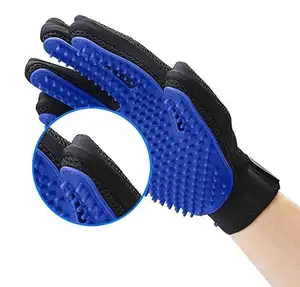 Dog Cat Horse Massage Brush, Pet Grooming Glove Brush, Pet Fur Hair Remover glove