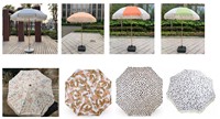 Parapluie de Plage Bohème Moderne 2M Bali, Mât en Bois Personnalisé avec Glands, Mobilier de Jardin Extérieur pour Parc, en Polyester et Bois