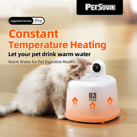 Fontaine à eau pour animaux de compagnie écologique de 2,5 L, distributeur d'eau intelligent pour animaux de compagnie, silencieux