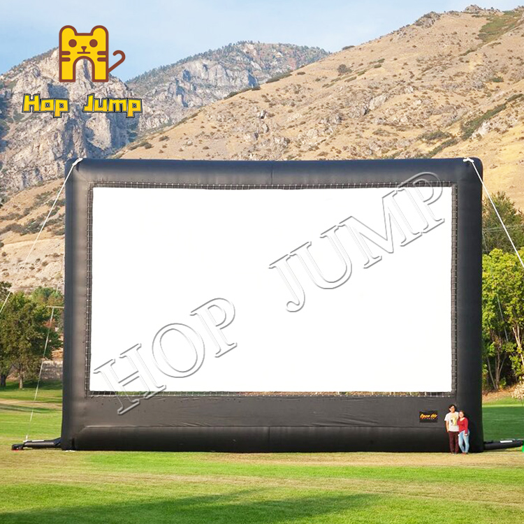 Наружный надувной киноэкран и кинопроектор 14 футов, надувной киноэкран для помещений и вечеринок