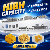 Machine de fabrication de snacks en granulés de formes variées, ligne de production de papad croustillant 3D
