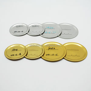 Tapas de conservas de boca regular de 70 y 86mm, tapas de almacenamiento de grado alimenticio, herméticas, sin BPA, 2,8 3,2 pulgadas, registro de fecha, tapas de tarro de albañil de hojalata - Product Image 2