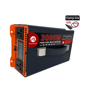 Convertisseur d'onde sinusoïdale pure 3000W DC12 24V 48V 60V 72V vers AC 220V 110V avec câblage dédié pour système d'alimentation automobile et domestique - Product Image 4