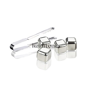 2020 <span class=keywords><strong>Amazon</strong></span> Trending Stainless Steel Chilling Reusable Ice Cubes Metal Ice cubes for Drinks - Product Image 4