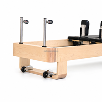 Nouveau design exclusif Tmax : Cama de Pilates en bois d'érable, Reformer Pilates durable pour usage commercial, certifié CE