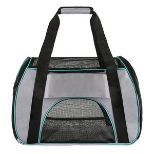 Bolsa de transporte para perros con malla lateral y superior, aprobada por aerolíneas, de fábrica BSCI, adorable transportín para perros, productos para mascotas. - Product Image 3