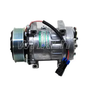 12V 7H15 için otomatik AC kompresör yükleyici kamyon Tama/york-dizel kiki-zexel-seltec/dizel Kiki 1990-2000 48846122 N83304543 WXTK196