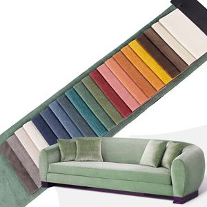 تصميم قماشي جديد لأغطية الكراسي قماش تنجد أغطية أريكة للمواسم الأربعة قماش بلون واحد للأغطية المقطعية - Product Image 1