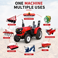 Tracteur agricole diesel 4x4 de 25 CV à 30 CV pour la plantation du maïs sur petits champs – Idéal pour l'ensemencement agricole