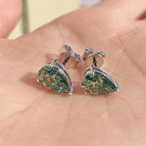 Pendientes de Diamantes Premium para Mujer, Plata de Ley 925, Joyería Fina Brillante de Lujo, Colección de Regalo de Diseño Elegante - Product Image 2