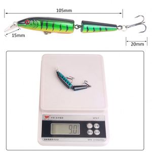Señuelo de Pesca Artificial de Dos Segmentos, 10.5cm/9g, Tipo Minnow, para Pesca en Agua Salada, Lubina, Pescado de Agua Dulce - Product Image 4