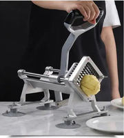 Offre Spéciale : Hachoir Manuel Multifonctionnel pour Frites, Légumes et Pommes de Terre – Machine Commerciale de Cuisine