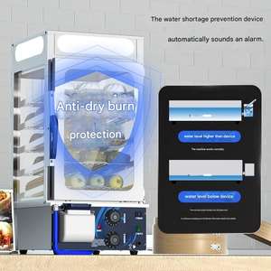 Four à vapeur commercial, machine professionnelle pour la production de vapeur à haut rendement, pour la production de petits pains et de pain pour les entreprises - Product Image 1