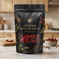 Sachets Doypack Mylar refermables anti-odeur pour café, thé, épices et aliments – Matériel d'emballage
