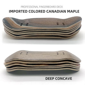 ALF.AILEFU Série Colorée Blank <span class=keywords><strong>Finger</strong></span> <span class=keywords><strong>Skate</strong></span> Boarding 30mm 32mm <span class=keywords><strong>34mm</strong></span> Planche en Érable Canadien Skateboard Ensemble Complet pour PRO - Product Image 3