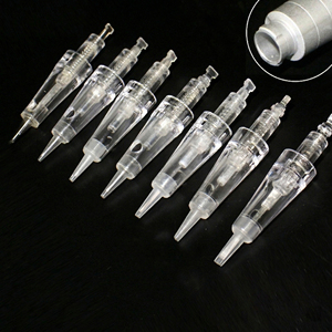 Cartuccia Tattoo All-in-One con Bottone a Scatto, Ago Senza Ago Esterno Completamente Monouso per Macchinetta Sopracciglia - Product Image 1