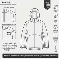 Veste à capuche ultra légère pour femme, rembourrée naturellement, avec fermeture éclair, hydrofuge, professionnelle, couche intermédiaire d'hiver, certifiée RDS, personnalisable