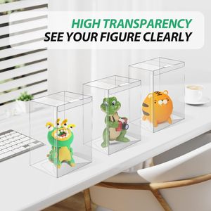 Cajas de Exhibición de PVC Transparente Lavables y Ecológicas al por Mayor, Contenedores de Almacenamiento de Alta Transparencia de Fácil Montaje para Empaque - Product Image 5