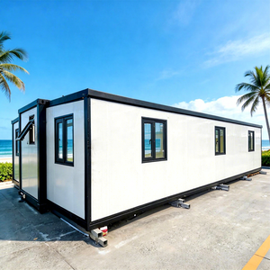 Casa Modular Expandible Prefabricada de 20 Pies con Certificación Eurocode 3, 3, 4 o 5 Dormitorios, Pequeña, Móvil, Apilable, Lista para Habitar, Tipo Villa - Product Image 1