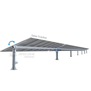 Système de suivi automatique de panneau <span class=keywords><strong>solaire</strong></span> SUPER SOLAR 1P, système de suivi à axe unique plat, surface galvanisée à chaud, réducteur rotatif, entraînement 90 - Product Image 3