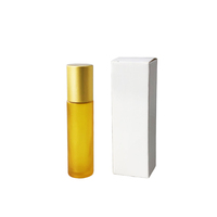 Huile essentielle parfumée 10 ml, flacon à bille en verre, boîte d'emballage personnalisée