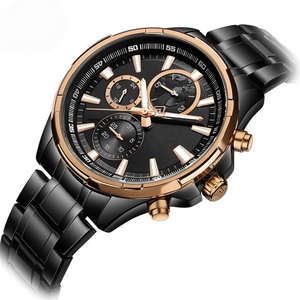 Montre à quartz élégante et stylée, montre de luxe à quartz, acier inoxydable, étanche, montre pour homme, montres mécaniques - Product Image 3