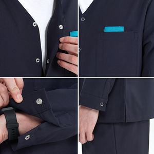 للبيع بدلات فرك عالية الجودة زي ممرضة طبية ملابس الأطباء ملابس جراحية طويلة الأكمام للجنسين - Product Image 5