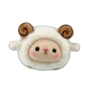 Kit de feutrage DIY avec tutoriel vidéo complet pour créer votre propre petite poupée mouton, cadeau pour couple, pendentif, marque HS - Product Image 6