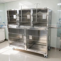 Recinto Veterinario Resistente para Perros con Espacio Ajustable y Fácil de Limpiar para Clínica Veterinaria